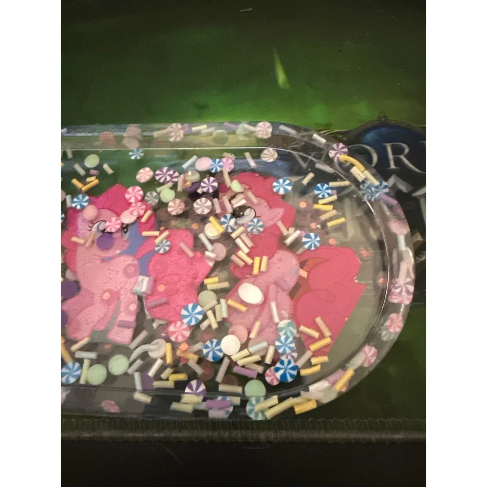 Handmade Pinkie Pie My Little Pony Resin Trinket Tray Candy Sprinkles Decor